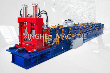 چین Easy Installation Purlin Roll Forming Machine With 9.0 Tons Uncoiler Machine تامین کننده